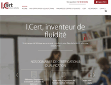 Tablet Screenshot of icert.fr